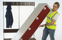 Storage Bitz Lockers offer a full installation service.
